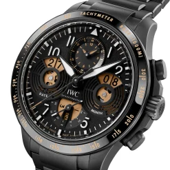 IWC Pilot’s Watch Performance Chronograph Perpetual Calendar Digital Date-Month Black Dial Watch, 43mm Discount