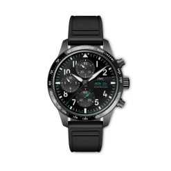 IWC Pilot’s Watch Performance Chronograph 41 Mercedes-AMG PETRONAS Formula One™ Team Black Dial Watch, 41mm New