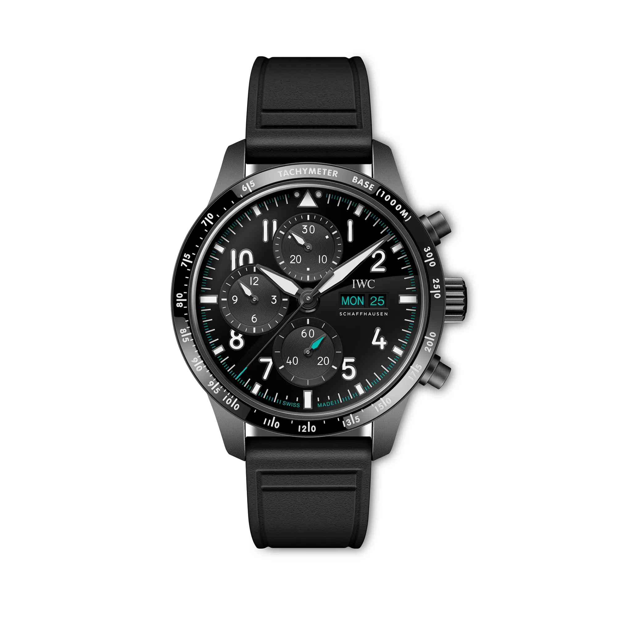 IWC Pilot’s Watch Performance Chronograph 41 Mercedes-AMG PETRONAS Formula One™ Team Black Dial Watch, 41mm New