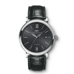 IWC Portofino Automatic Black Dial Watch, 40mm Online