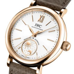 IWC Portofino Automatic Day & Night 34 Silver Dial Watch, 34mm Sale