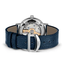 IWC Portofino Automatic Moon Phase 37 Silver Dial Watch, 37.1mm Clearance