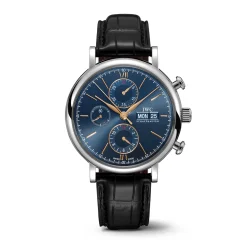 IWC Portofino Chronograph Blue Dial Watch, 42mm Outlet