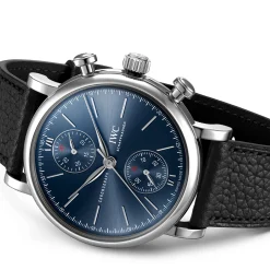 IWC Portofino Chronograph 39 Edition “Laureus Sport For Good” Blue Dial Watch, 39mm Outlet