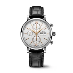 IWC Portofino Chronograph Silver Plated Dial Watch, 42mm Clearance