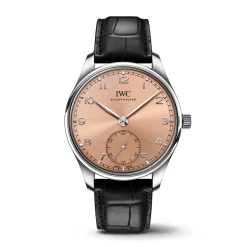 IWC Portugieser Automatic 40 Salmon Dial Watch, 40.4mm New