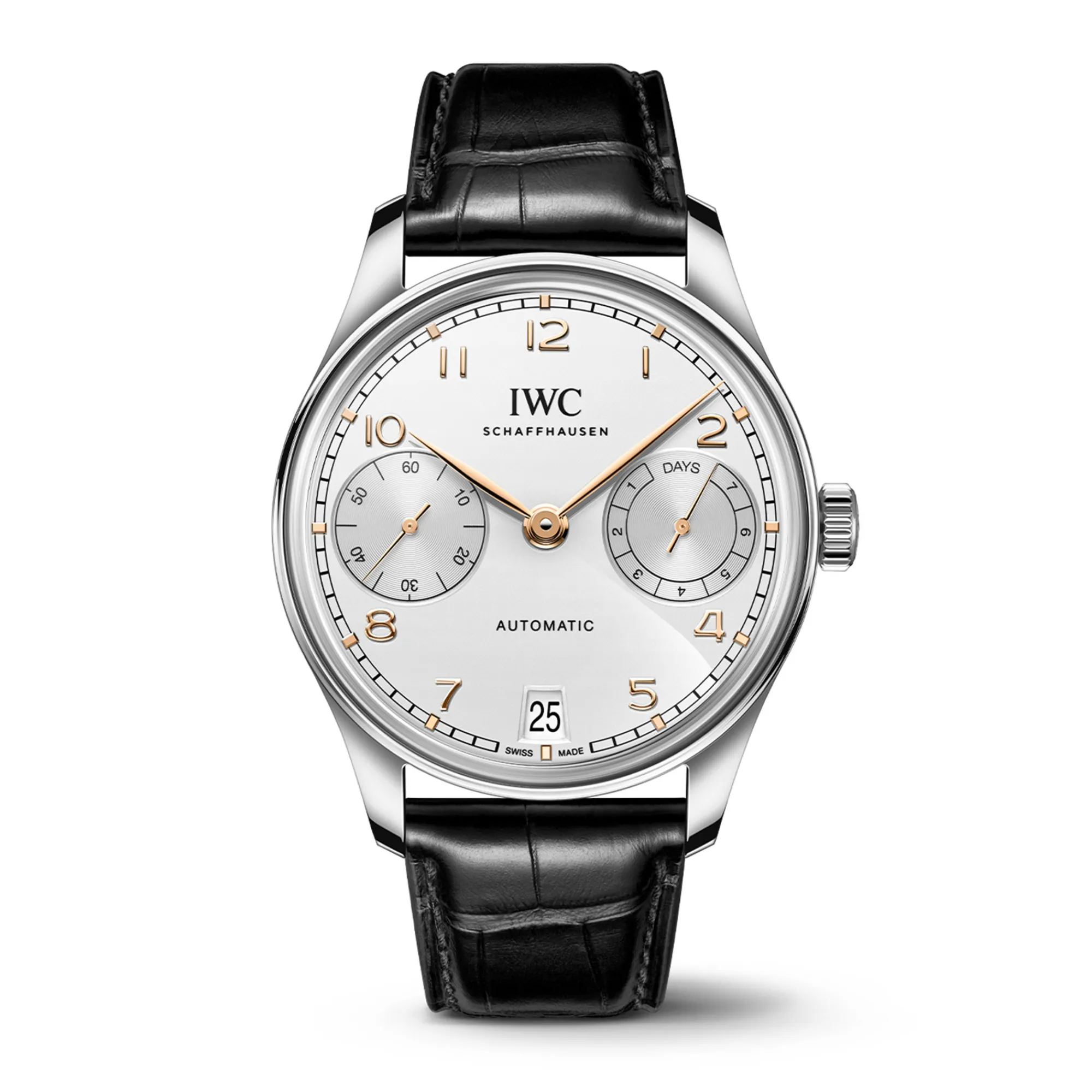 IWC Portugieser Automatic 42 Silver Dial Watch, 42.4mm Clearance