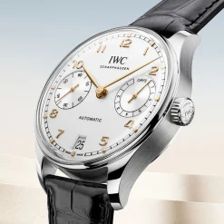 IWC Portugieser Automatic 42 Silver Dial Watch, 42.4mm Clearance