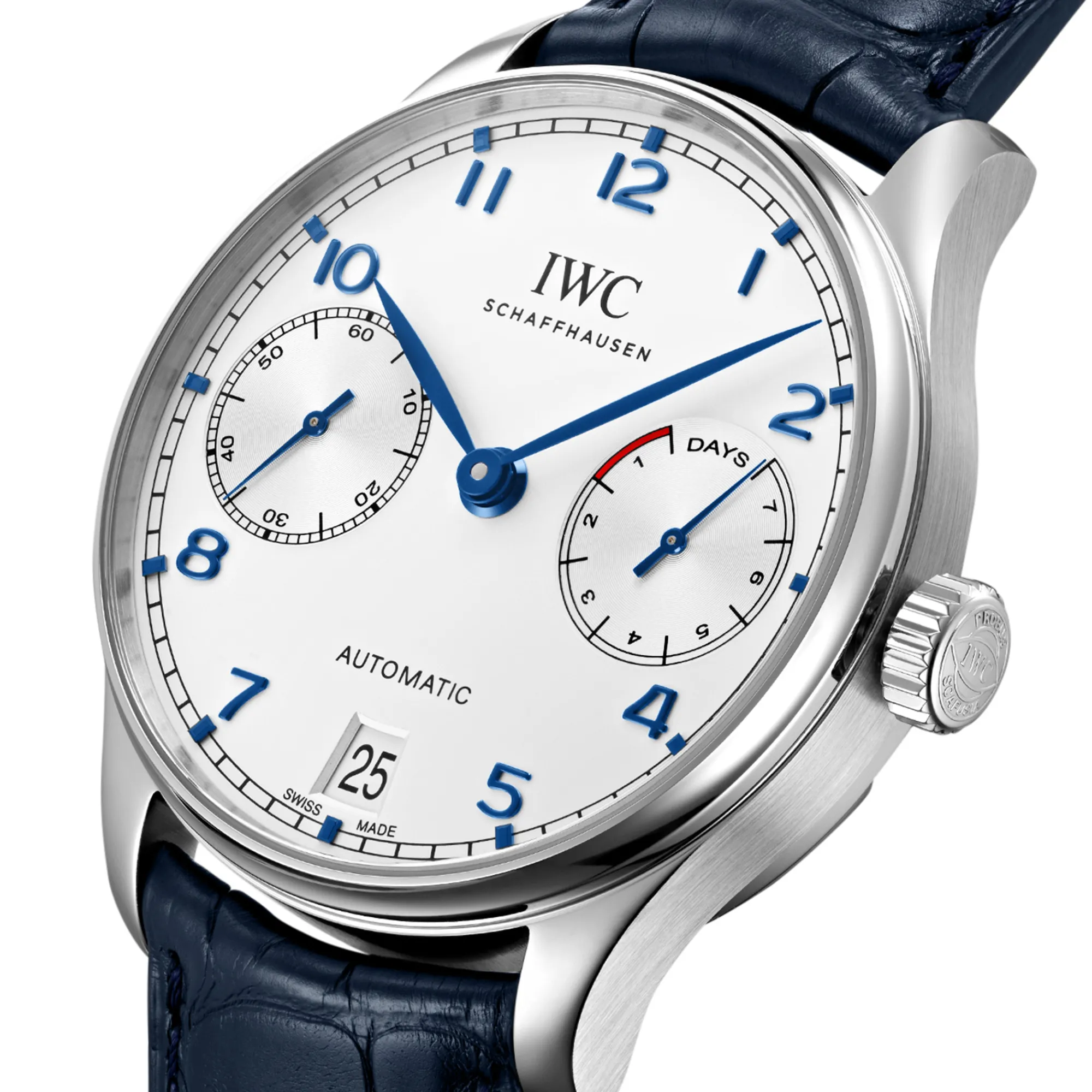 IWC Portugieser Automatic Silver Dial Watch, 42.3mm Best