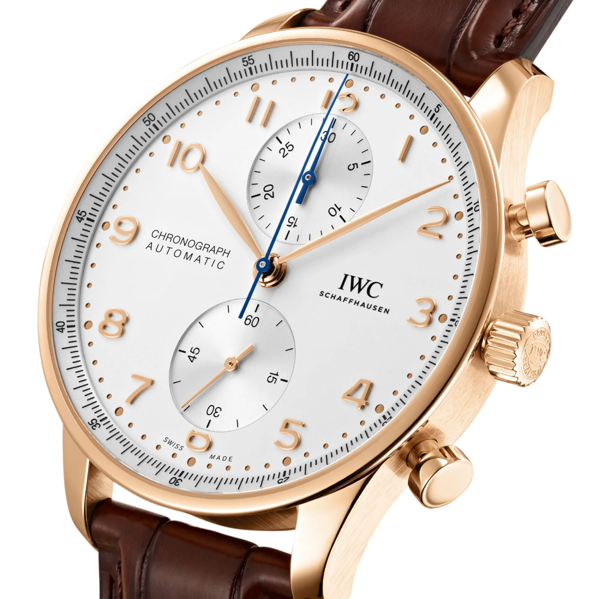 IWC Portugieser Chronograph Silver Dial Watch, 41mm Discount