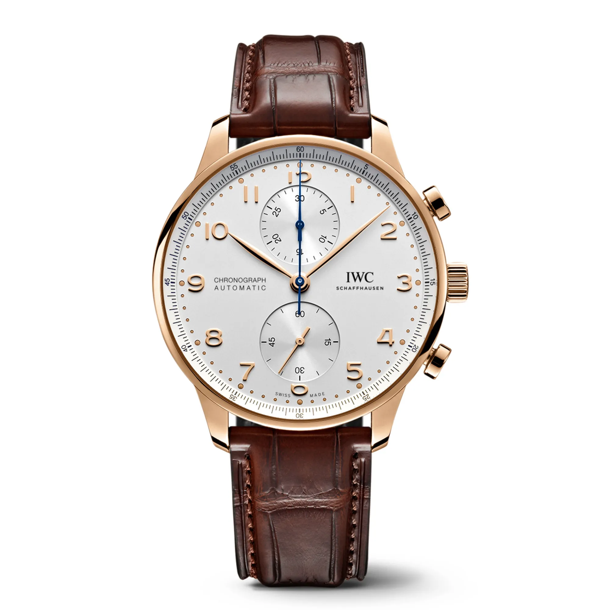 IWC Portugieser Chronograph Silver Dial Watch, 41mm Discount