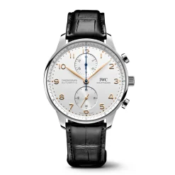 IWC Portugieser Chronograph Silver Dial Watch, 41mm Discount