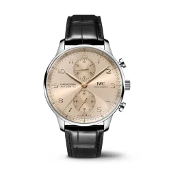 IWC Portugieser Chronograph Beige Dial Watch, 41mm Hot