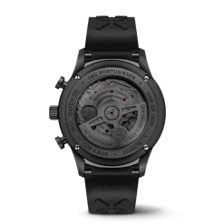 IWC Portugieser Chronograph Ceratanium® Black Dial Watch, 41mm Outlet