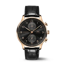 IWC Portugieser Chronograph Black Dial Watch, 41mm Sale
