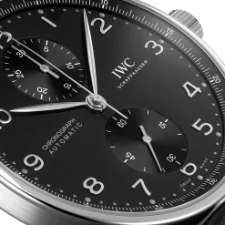 IWC Portugieser Chronograph Black Dial Watch, 41mm Hot