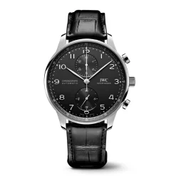 IWC Portugieser Chronograph Black Dial Watch, 41mm Hot