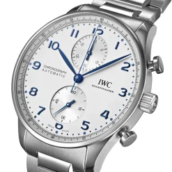 IWC Portugieser Chronograph Silver Dial Watch, 41mm Sale