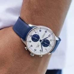 IWC Portugieser Chronograph White Dial Watch, 41mm Clearance