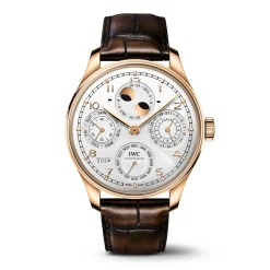 IWC Portugieser Perpetual Calendar 44 Silver Dial Watch, 44.4mm