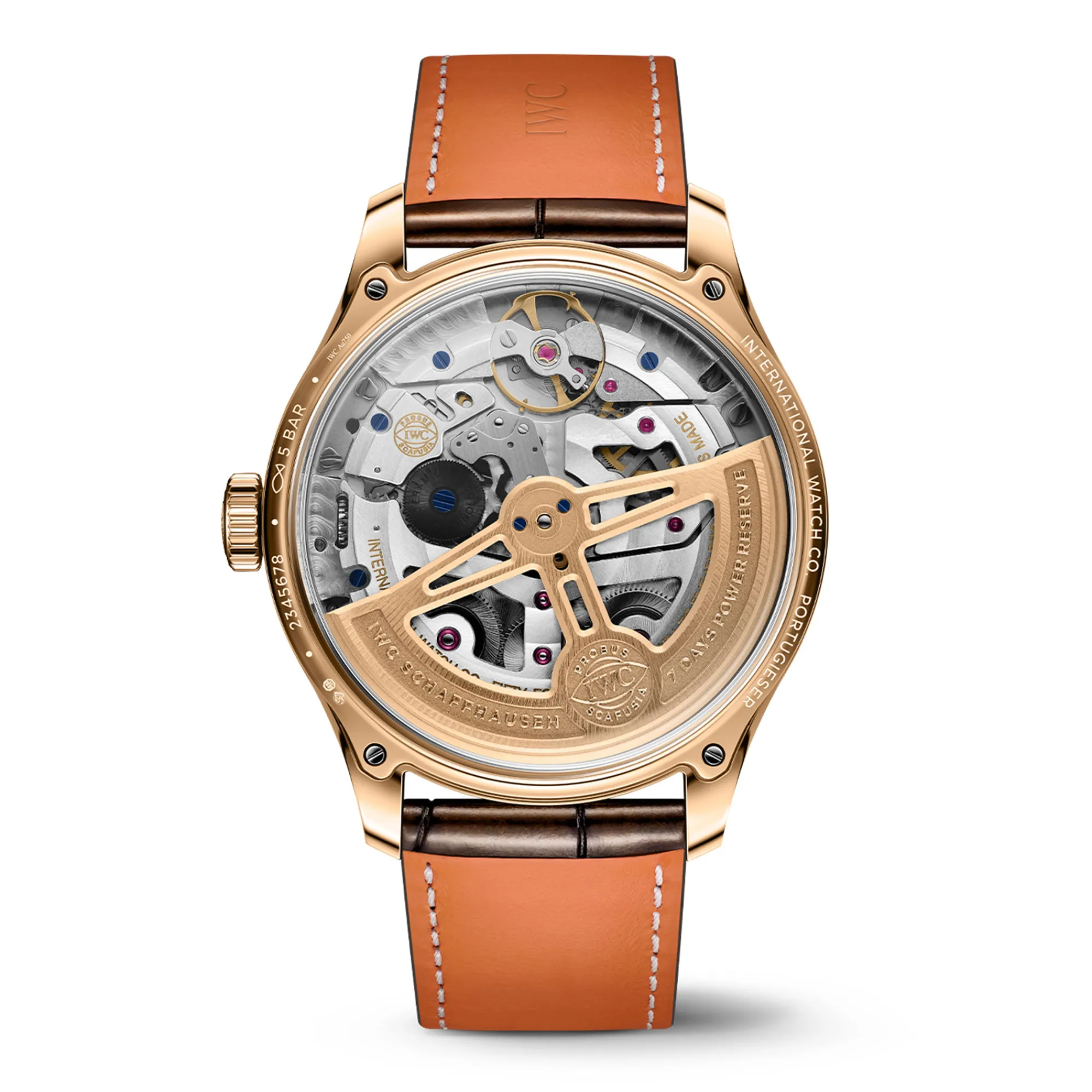 IWC Portugieser Perpetual Calendar 44 Silver Dial Watch, 44.4mm