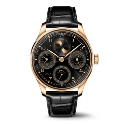 IWC Portugieser Perpetual Calendar 44 Black Dial Watch, 44.4mm Online