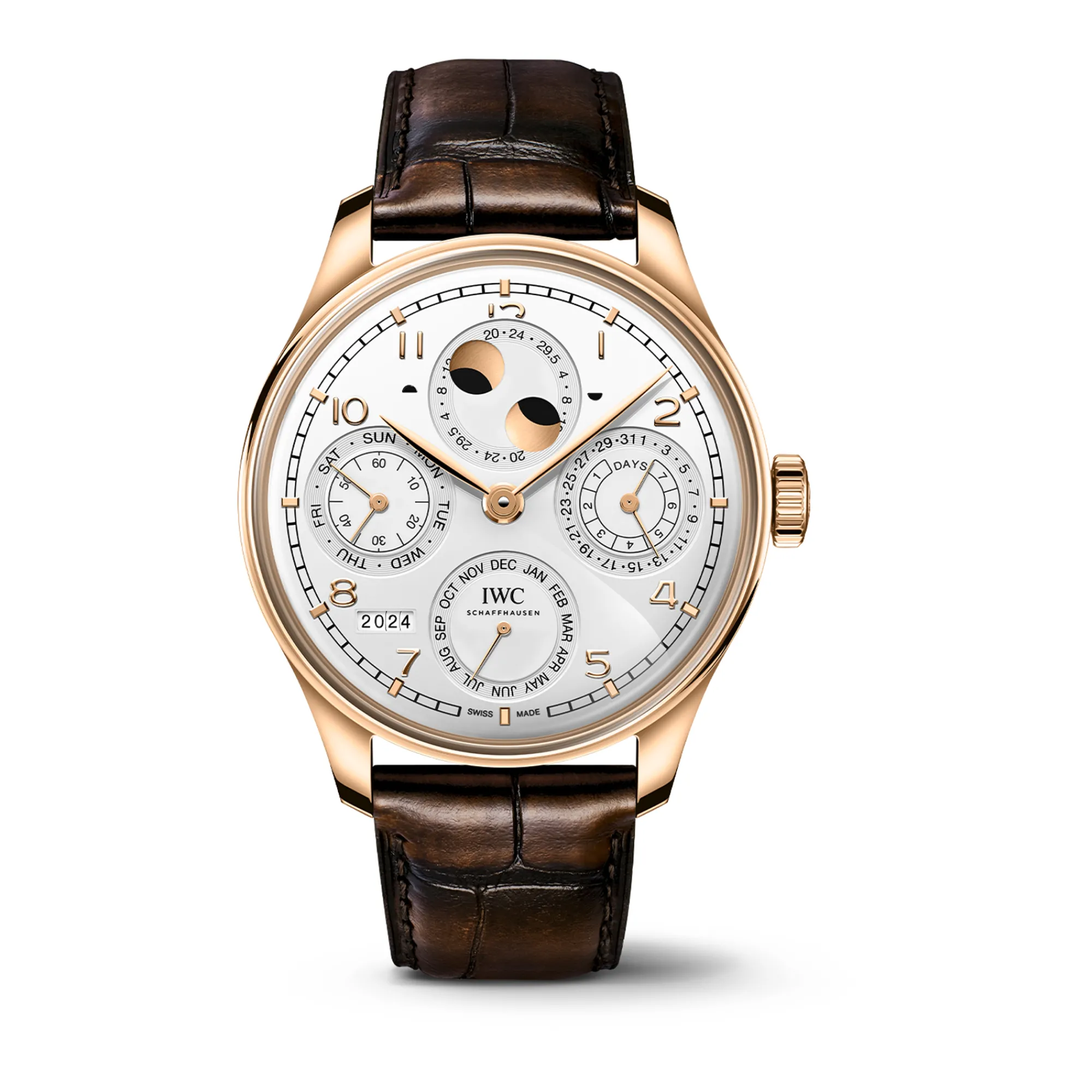 IWC Portugieser Perpetual Calendar 44 Silver Dial, 44.4mm Best