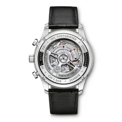 IWC Portugieser Silver Dial Gold Detailed Chronograph Watch, 41mm Clearance