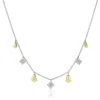 Signature Jade Trau for Ben Bridge Diamond Station Necklace 18K Sale