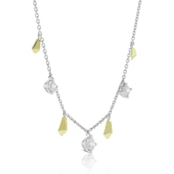 Signature Jade Trau for Ben Bridge Diamond Station Necklace 18K Sale