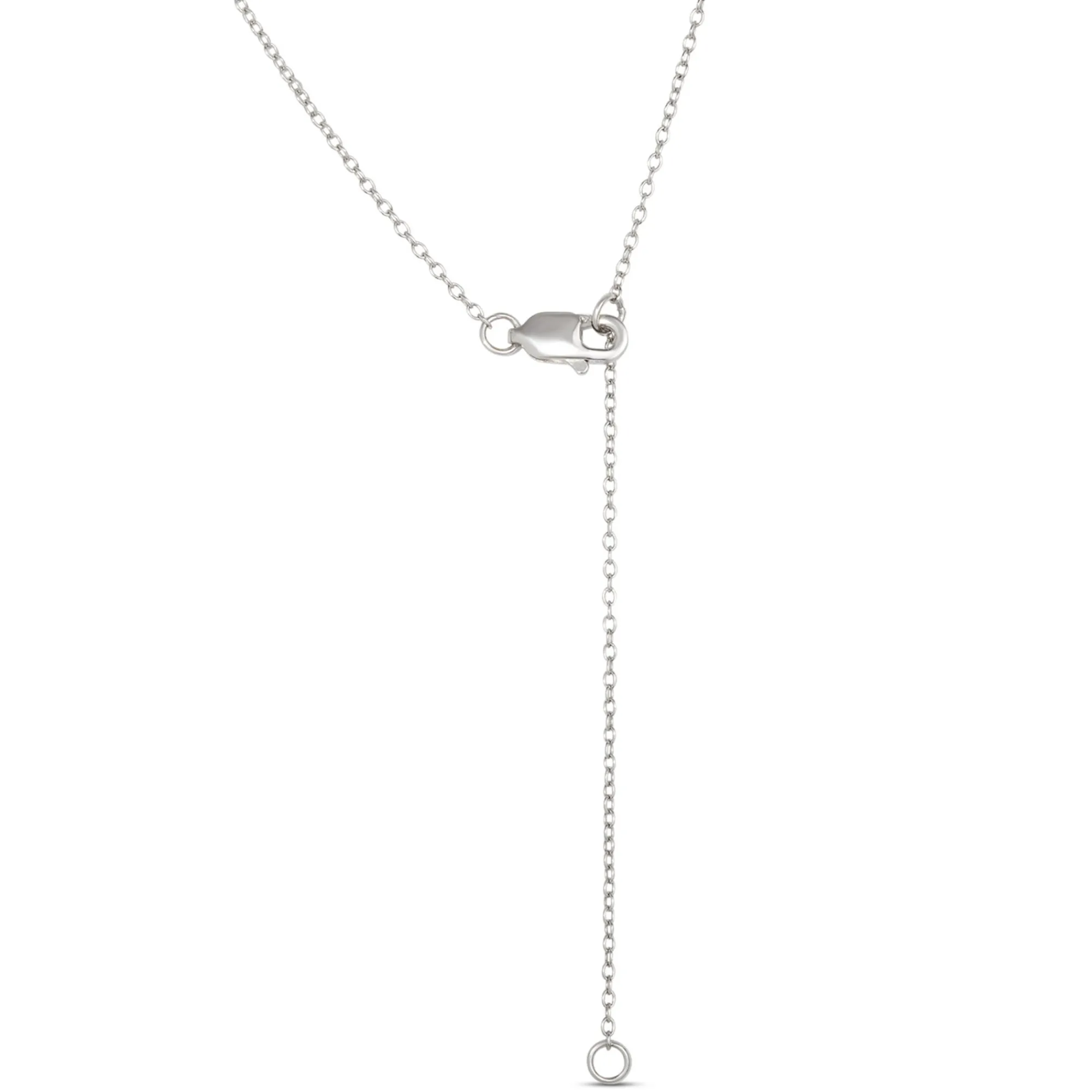 Marquise Diamond Cross Necklace, 2 Total Carat Weight, 14K White Gold Outlet