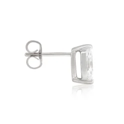 Marquise Diamond Studs, 3/4 Carat Total Weight, 14K White Gold Hot