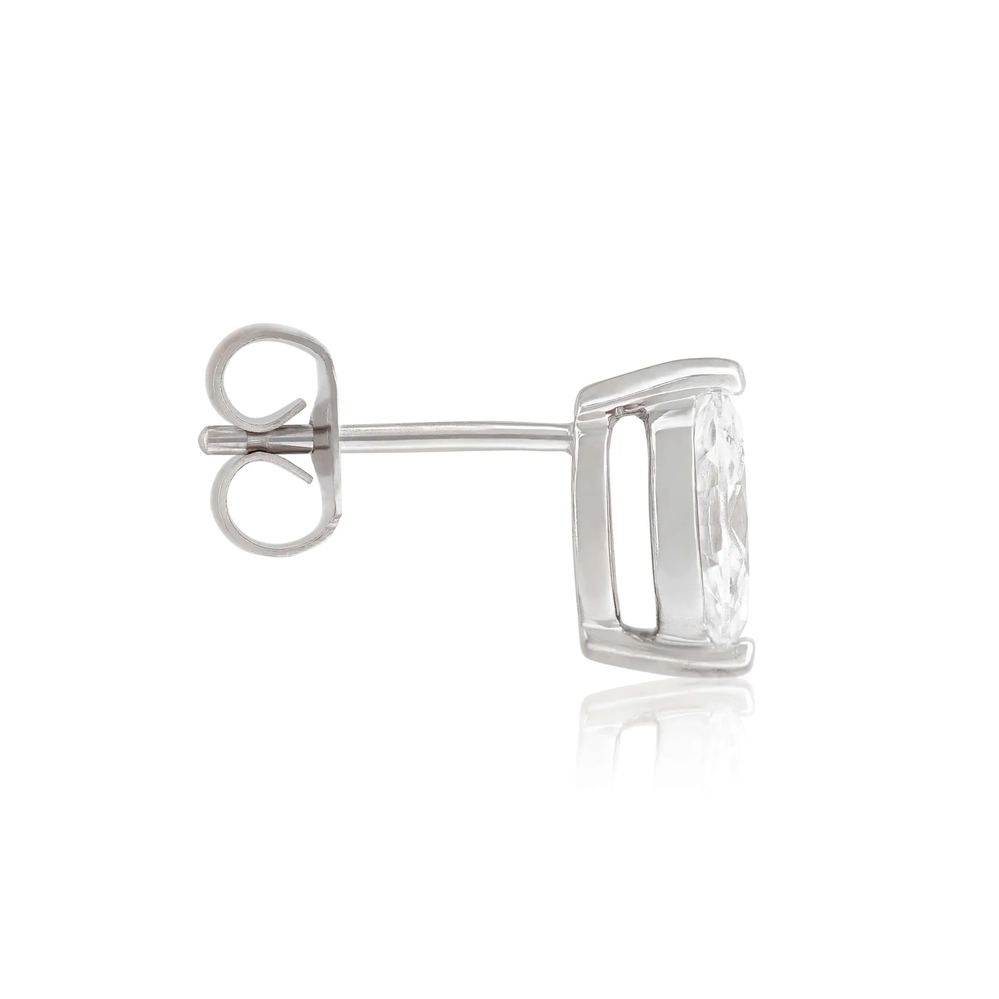 Marquise Diamond Studs, 3/4 Carat Total Weight, 14K White Gold Hot