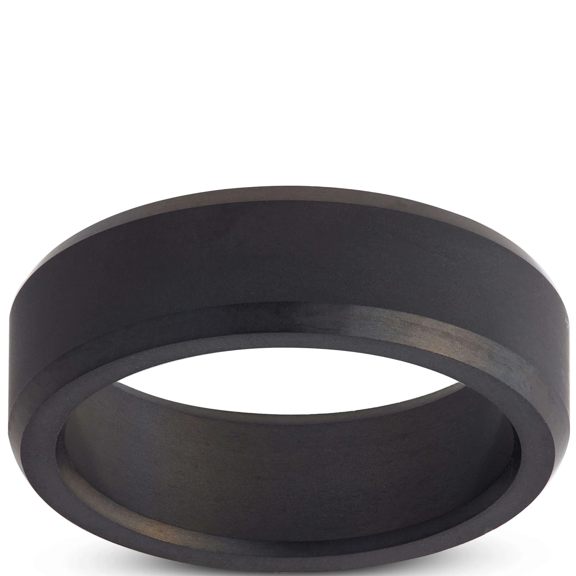 Matte Bevel Black Diamond Polycrystalline Band, 7mm Discount