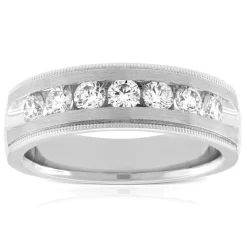 Men's Diamond Wedding Band 14K Clearance