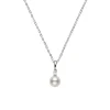 Mikimoto AA Akoya Cultured Pearl & Diamond Pendant 18K, 6mm Discount