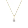 Mikimoto A+ Akoya Cultured Pearl & Diamond Necklace 18K, 7mm Online