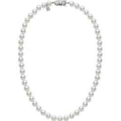 Mikimoto A Akoya Cultured Pearl Strand Necklace 18K, 18" New