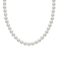 Mikimoto A Akoya Cultured Pearl Strand Necklace 18K, 18" New