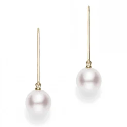 Mikimoto Akoya Cultured Drop Pearl Earrings, 7mm, 18K Best
