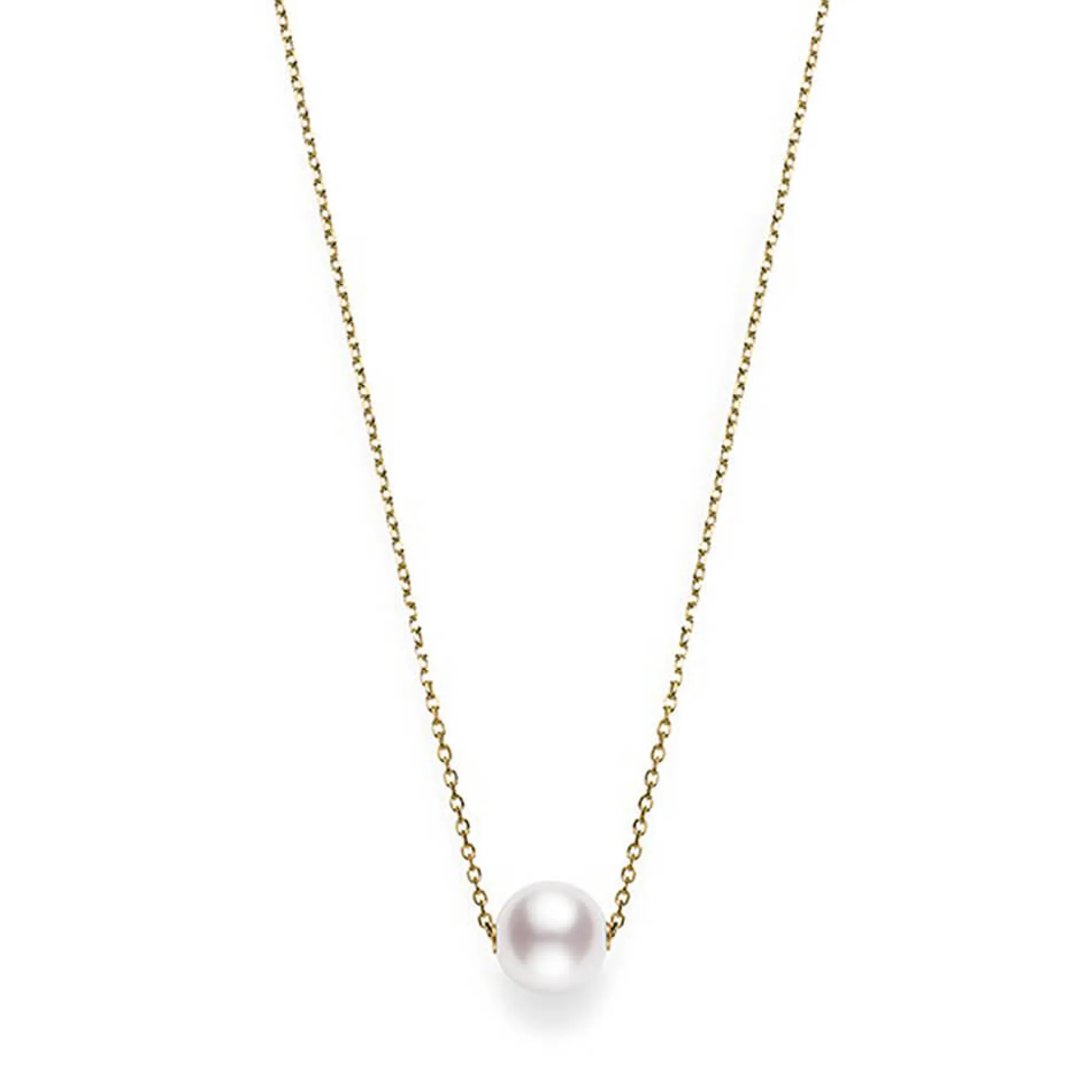 Mikimoto Akoya Cultured Pearl Necklace 8mm, A+, 18K Sale