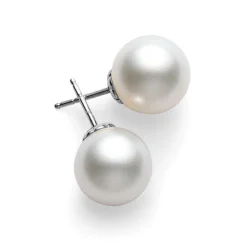 Mikimoto Akoya Cultured Pearl Earrings 7.5mm, AAA, 18K