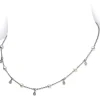 Mikimoto Akoya Cultured Pearl & Diamond Teardrop Necklace 18K Online