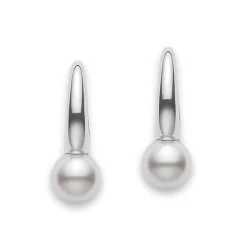 Mikimoto Classic Elegance Akoya Cultured Pearl Earrings 18K Outlet