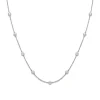 Mikimoto 18 Inch Akoya Cultured Pearl Necklace in 18K White Gold Online