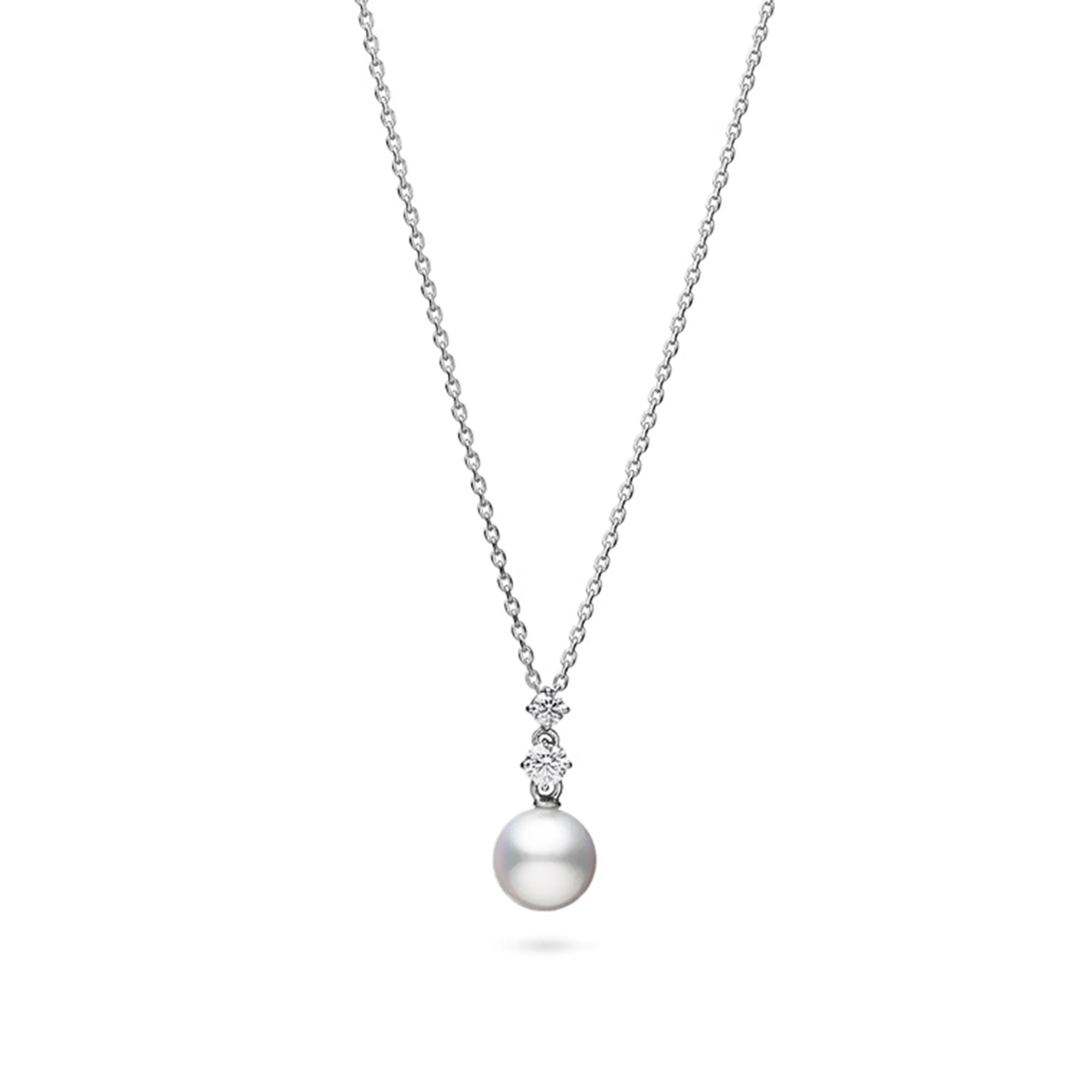 Mikimoto Morning Dew Akoya Cultured Pearl Drop Pendant Outlet