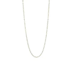 Mikimoto Paperclip Chain Akoya Cultured Pearl Necklace 18K, 32.5" Sale