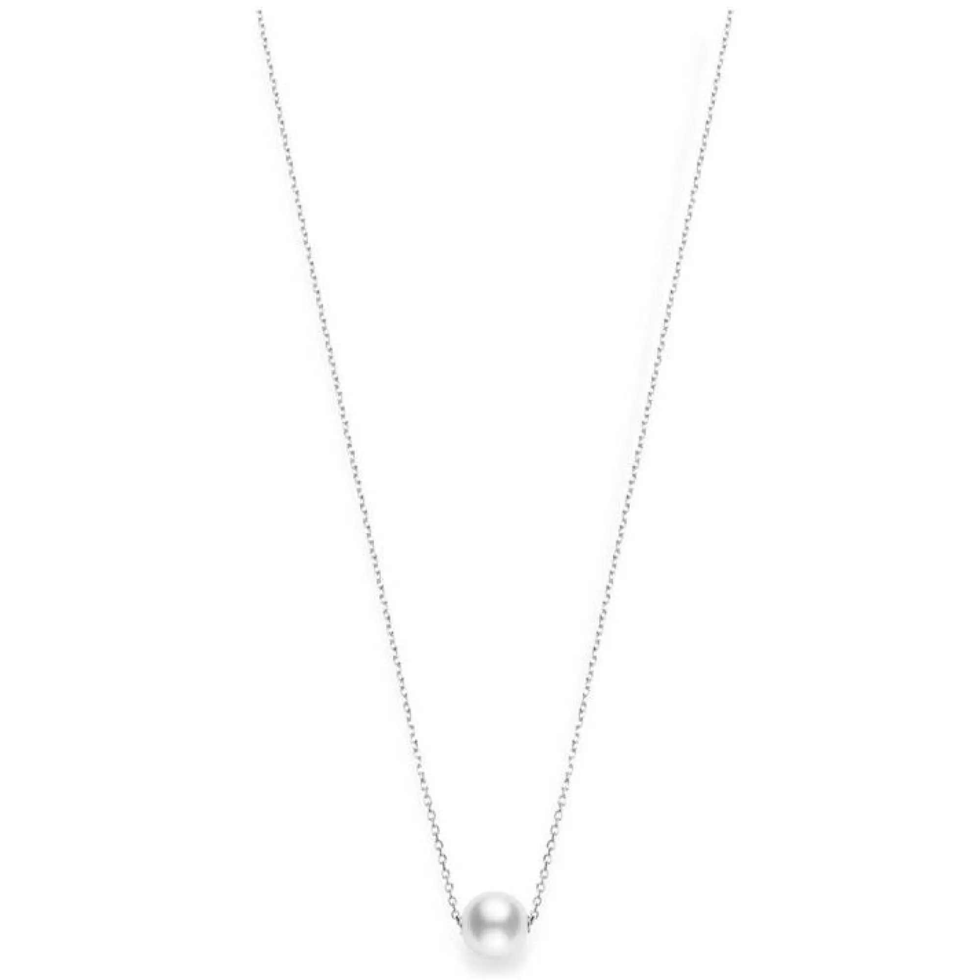 Mikimoto White South Sea Cultured Pearl Necklace 18K New