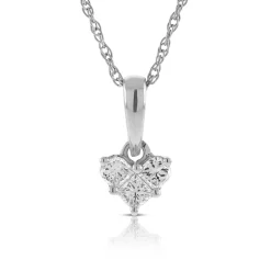 Mini Heart Diamond Pendant 14K Best