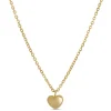Mini Puff Heart Necklace, 14K Yellow Gold Discount